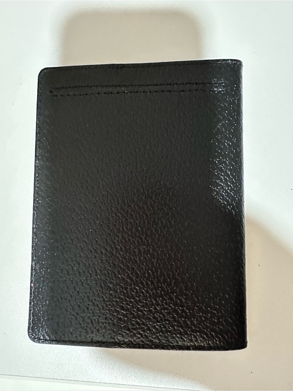 kate spade Black Leather Travel Passport Cover with Gold Logo - Picture 2 of 4